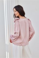 Bluzka Model Evelyn ROZ BLU0194 Pink - Roco Fashion Roco Fashion