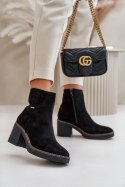 Botki Model Arkesia KE219 Black - Step in style Step in style Botki Model Arkesia KE219 Black - Step in style Step in style