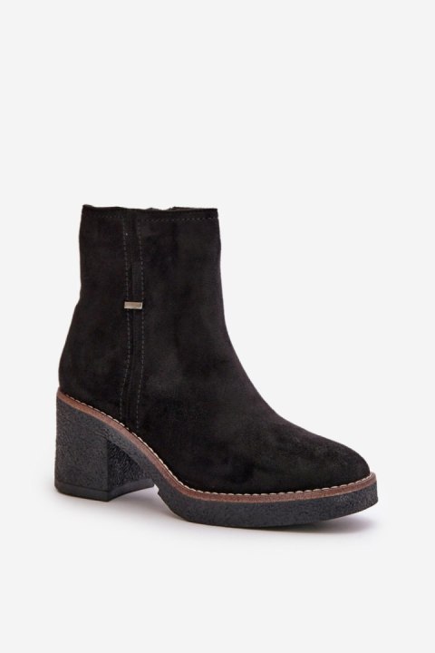 Botki Model Arkesia KE219 Black - Step in style Step in style Botki Model Arkesia KE219 Black - Step in style Step in style