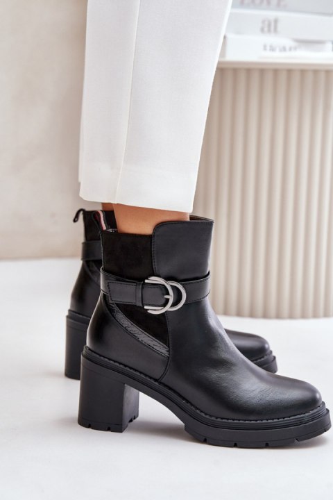 Botki Model Inabelle M767 Black - Step in style Step in style Botki Model Inabelle M767 Black - Step in style Step in style