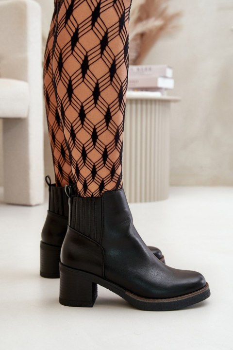 Botki Model Irittes RMR2426-2 Black - Step in style Step in style Botki Model Irittes RMR2426-2 Black - Step in style Step in style