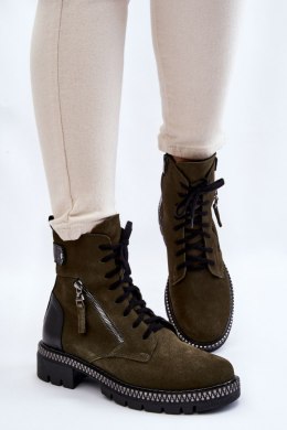 Botki Model Laura Messi 2508 Green - Step in style Step in style