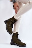 Botki Model Laura Messi 2508 Green - Step in style Step in style Botki Model Laura Messi 2508 Green - Step in style Step in style