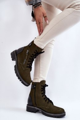 Botki Model Laura Messi 2508 Green - Step in style Step in style
