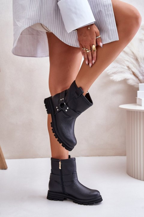 Botki Model Lewski 3435 Black - Step in style Step in style Botki Model Lewski 3435 Black - Step in style Step in style