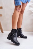 Botki Model Lobina ASA128-37 Black - Step in style Step in style Botki Model Lobina ASA128-37 Black - Step in style Step in style