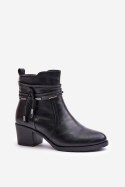 Botki Model Lobina ASA128-37 Black - Step in style Step in style Botki Model Lobina ASA128-37 Black - Step in style Step in style