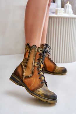 Botki Model Maciejka 06719-07 Yellow - Step in style Step in style