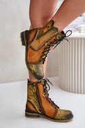 Botki Model Maciejka 06719-07 Yellow - Step in style Step in style Botki Model Maciejka 06719-07 Yellow - Step in style Step in style