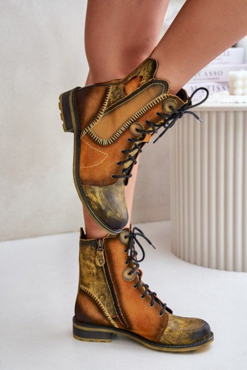 Botki Model Maciejka 06719-07 Yellow - Step in style Step in style Botki Model Maciejka 06719-07 Yellow - Step in style Step in style