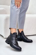 Botki Model S.Barski HY42-716 Black - Step in style Step in style Botki Model S.Barski HY42-716 Black - Step in style Step in style