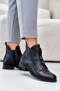 Botki Model S.Barski HY42-716 Black - Step in style Step in style Botki Model S.Barski HY42-716 Black - Step in style Step in style