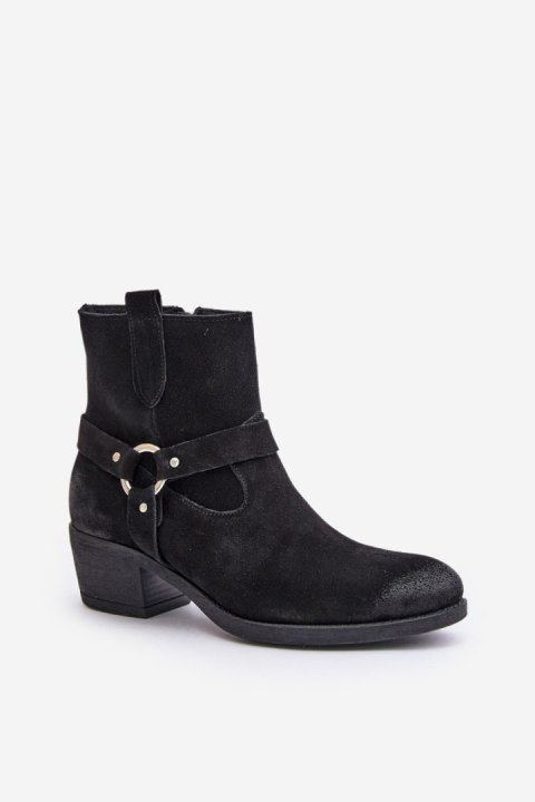 Botki Model Zazoo 60477 Black - Step in style Step in style Botki Model Zazoo 60477 Black - Step in style Step in style