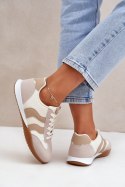 Buty Sportowe Model Maretina BL582P Beige - Step in style Step in style Buty Sportowe Model Maretina BL582P Beige - Step in style Step in style