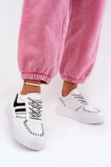 Buty Sportowe Model Ofenale B0-158 White/Black - Step in style Step in style Buty Sportowe Model Ofenale B0-158 White/Black - Step in style Step in style