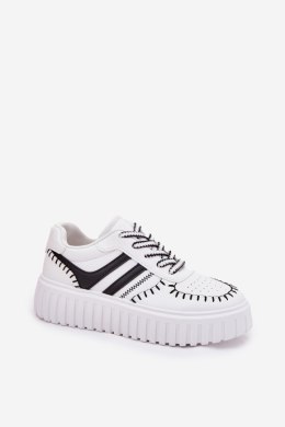 Buty Sportowe Model Ofenale B0-158 White/Black - Step in style Step in style
