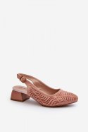 Czółenka Model Gemifa RMR2263-4 pink - Step in style Step in style
