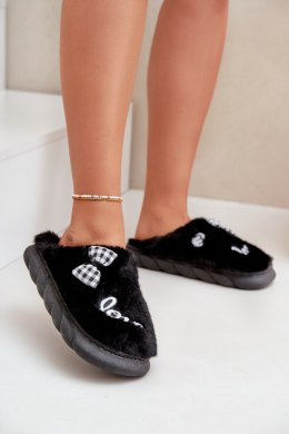 Kapcie Model Linnorelia FA-193 Black - Step in style Step in style