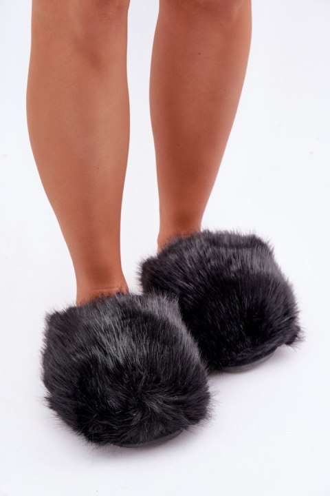 Kapcie Model Wladisa YL-327 Black - Step in style Step in style Kapcie Model Wladisa YL-327 Black - Step in style Step in style