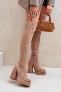 Kozaki Model Nadelian 8669 Beige - Step in style Step in style Kozaki Model Nadelian 8669 Beige - Step in style Step in style
