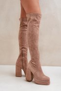 Kozaki Model Nadelian 8669 Beige - Step in style Step in style Kozaki Model Nadelian 8669 Beige - Step in style Step in style