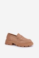 Mokasyny Model Sendall VG278 Beige - Step in style Step in style Mokasyny Model Sendall VG278 Beige - Step in style Step in style