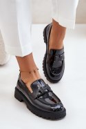 Mokasyny Model Vinceza 62187 Black Lakier - Step in style Step in style Mokasyny Model Vinceza 62187 Black Lakier - Step in style Step in style