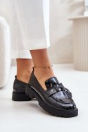 Mokasyny Model Vinceza 62187 Black Lakier - Step in style Step in style Mokasyny Model Vinceza 62187 Black Lakier - Step in style Step in style