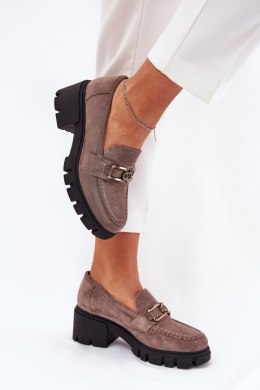 Półbuty Model Vinceza 39921 Dark Beige - Step in style Step in style
