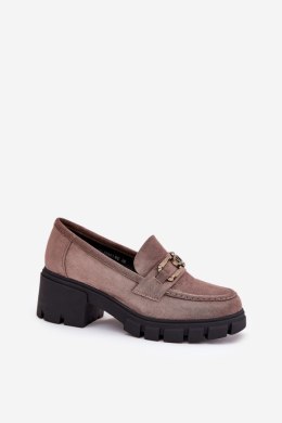 Półbuty Model Vinceza 39921 Dark Beige - Step in style Step in style