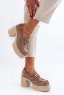 Półbuty Model Zazoo 20170 Beige - Step in style Step in style Półbuty Model Zazoo 20170 Beige - Step in style Step in style
