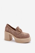 Półbuty Model Zazoo 20170 Beige - Step in style Step in style Półbuty Model Zazoo 20170 Beige - Step in style Step in style
