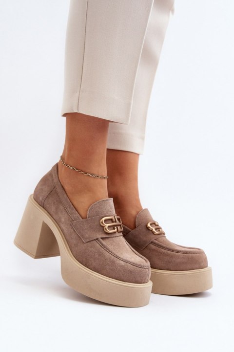 Półbuty Model Zazoo 20170 Beige - Step in style Step in style Półbuty Model Zazoo 20170 Beige - Step in style Step in style