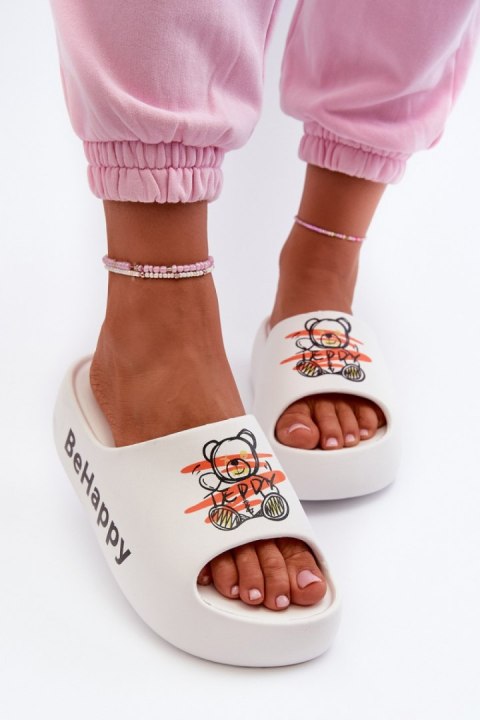 Sandał Klapki Model Serefina BG175 White - Step in style Step in style Sandał Klapki Model Serefina BG175 White - Step in style Step in style