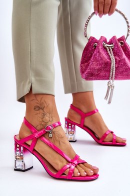 Sandały Model D&A CR-232 Fuksja - Step in style Step in style