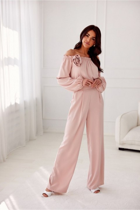 Spodnie Damskie Model Alaya ROZ SPD0032 Pink - Roco Fashion Roco Fashion