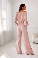 Spodnie Damskie Model Alaya ROZ SPD0032 Pink - Roco Fashion Roco Fashion