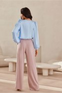 Spodnie Damskie Model Ginny ROZ SPD0040 Pink - Roco Fashion Roco Fashion Spodnie Damskie Model Ginny ROZ SPD0040 Pink - Roco Fashion Roco Fashion