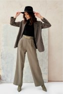 Spodnie Damskie Model KHK 0011 Khaki - Roco Fashion Roco Fashion