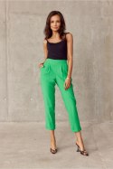 Spodnie Damskie Model ZIE 0015 7/8 Green - Roco Fashion Roco Fashion Spodnie Damskie Model ZIE 0015 7/8 Green - Roco Fashion Roco Fashion