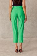 Spodnie Damskie Model ZIE 0015 7/8 Green - Roco Fashion Roco Fashion Spodnie Damskie Model ZIE 0015 7/8 Green - Roco Fashion Roco Fashion