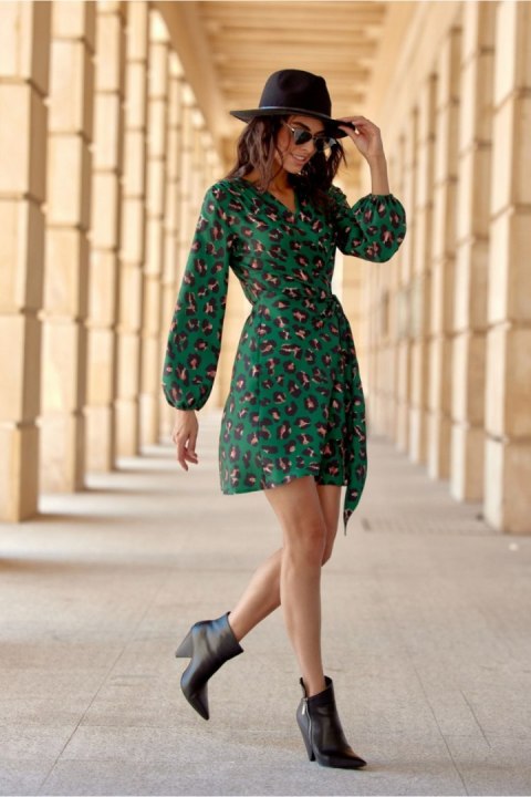 Sukienka Model Cassie SUK0490 F06 Multicolor - Roco Fashion Roco Fashion Sukienka Model Cassie SUK0490 F06 Multicolor - Roco Fashion Roco Fashion