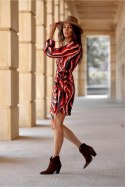 Sukienka Model Cassie SUK0490 F10 Multicolor - Roco Fashion Roco Fashion Sukienka Model Cassie SUK0490 F10 Multicolor - Roco Fashion Roco Fashion