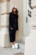 Sukienka Model Ferrara CZA SUK0415 Black - Roco Fashion Roco Fashion Sukienka Model Ferrara CZA SUK0415 Black - Roco Fashion Roco Fashion