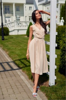 Sukienka Model Lily BEZ SUK0399 Beige - Roco Fashion Roco Fashion