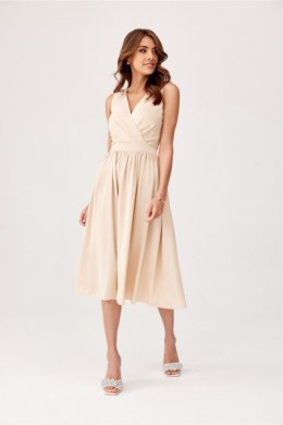 Sukienka Model Lily BEZ SUK0399 Beige - Roco Fashion Roco Fashion