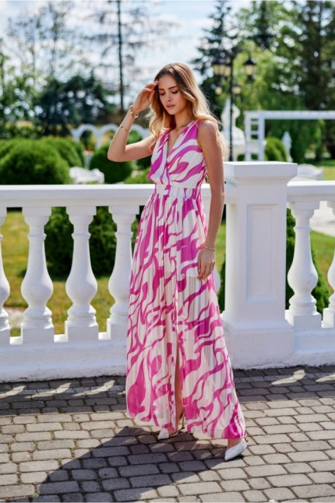 Sukienka Model Lorena SUK0479 60D Multicolor - Roco Fashion Roco Fashion Sukienka Model Lorena SUK0479 60D Multicolor - Roco Fashion Roco Fashion