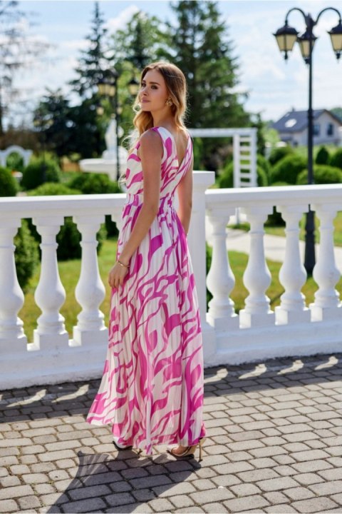 Sukienka Model Lorena SUK0479 60D Multicolor - Roco Fashion Roco Fashion Sukienka Model Lorena SUK0479 60D Multicolor - Roco Fashion Roco Fashion