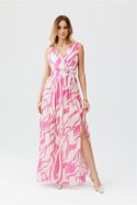 Sukienka Model Lorena SUK0479 60D Multicolor - Roco Fashion Roco Fashion Sukienka Model Lorena SUK0479 60D Multicolor - Roco Fashion Roco Fashion