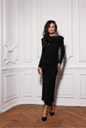 Sukienka Model Merry CZA SUK0502 Black - Roco Fashion Roco Fashion Sukienka Model Merry CZA SUK0502 Black - Roco Fashion Roco Fashion